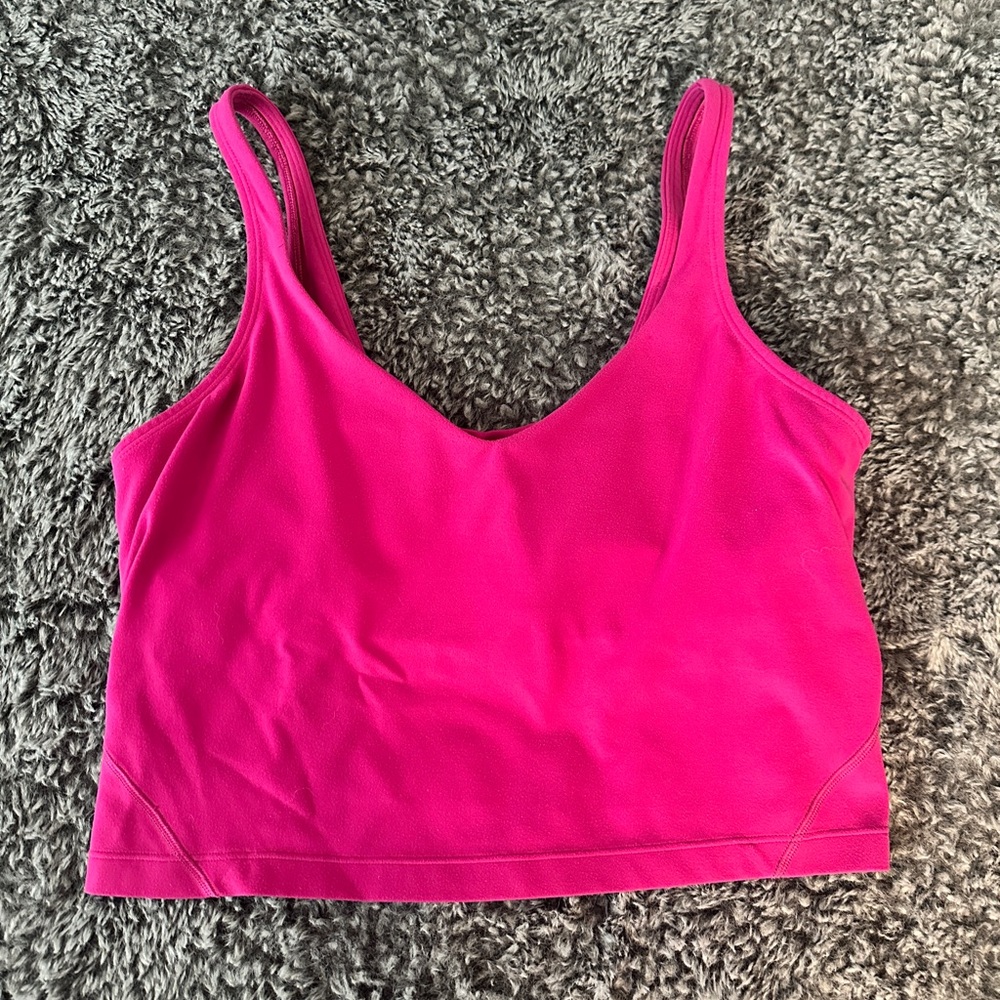 Lululemon Athletica Pink Tank Top